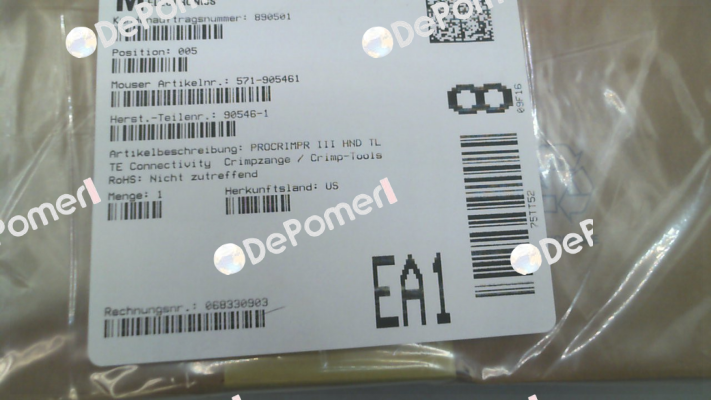 90546-1 TE Connectivity (Tyco Electronics)