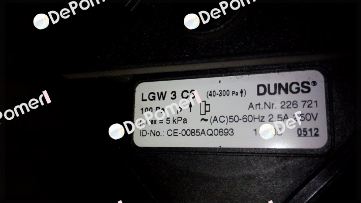 LGW3 C3 - obsolete alternative is LGW 3 A2  Dungs