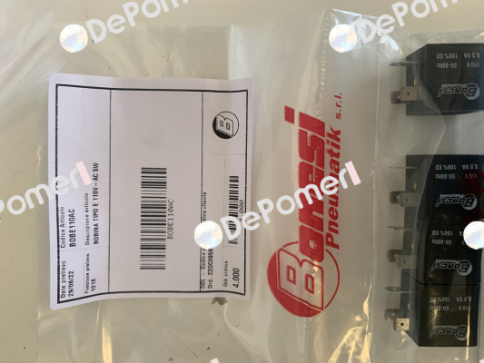 BOBE 110 V/50 Hz  Bonesi Pneumatic