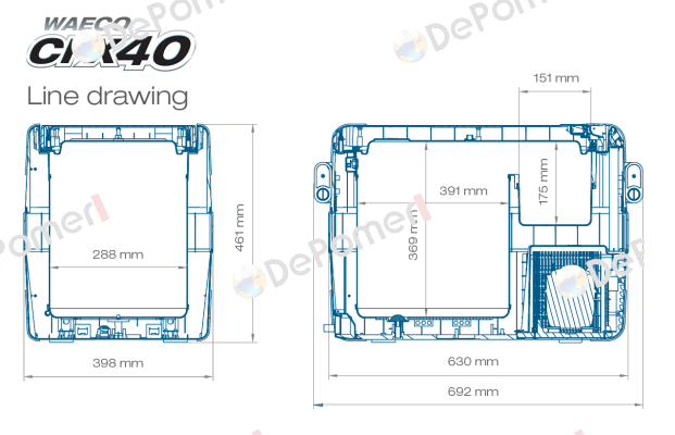 P/N: 9105304048 Type: CFX 40  Waeco