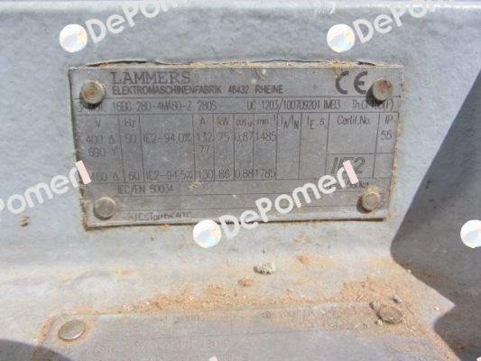Lüfterhaube für Motor  Lammers