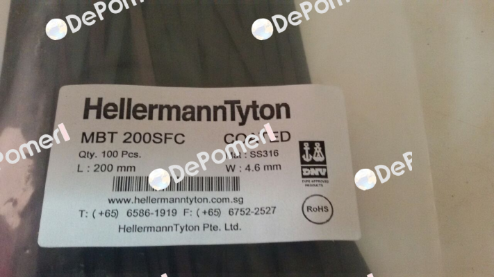 MBT 200SFC Coated  Hellermann Tyton
