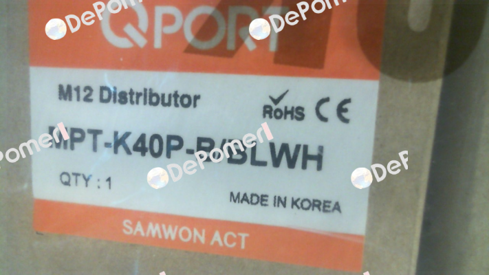 MPT-K40P-B/BLWH Samwon