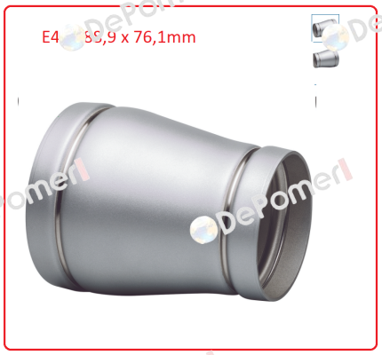 3"x76.1mm/88.9x76.1mm No. E495 ST100 concentrate  SS304L WS=2mm reducer Victaulic
