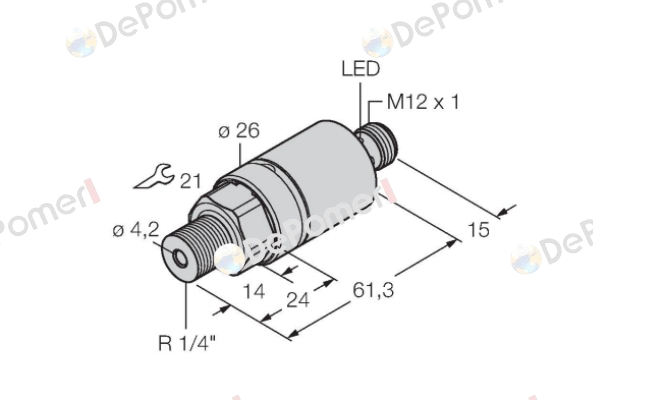 PC001R-210-2UPN8X-H1141 Turck