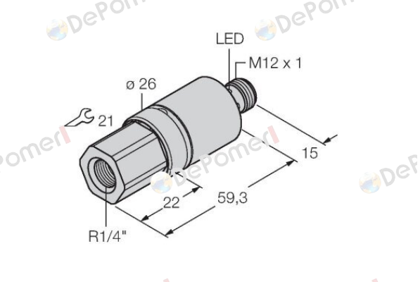 PC100R-211-2UPN8X-H1141 Turck
