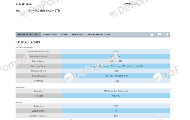 AE1/AP-2A84 Micro Detectors / Diell (now Datasensing)
