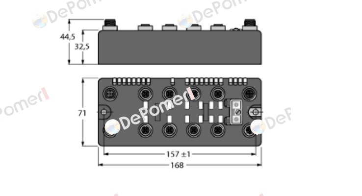 BLCDP-8M12LT-8DI-PD-4DO-2A-P Turck