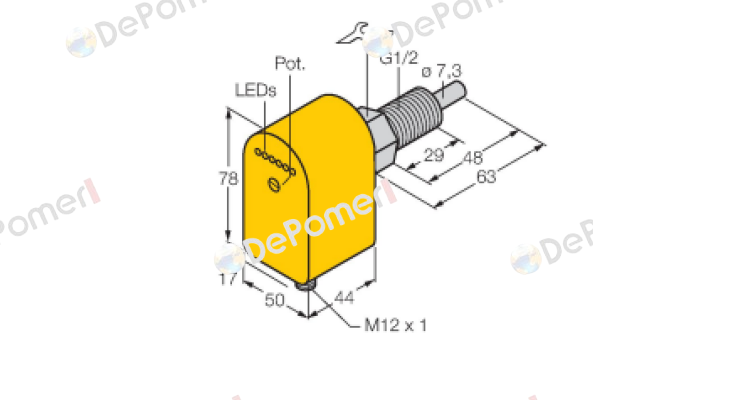 FCS-GL1/2A4P-LIX-H1141 Turck
