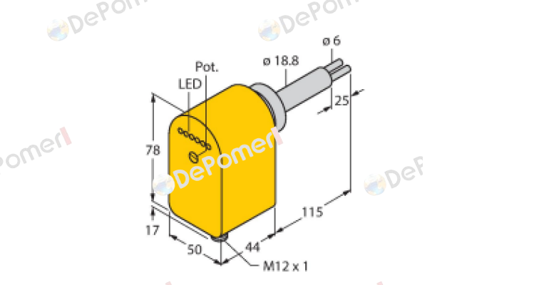 FCS-HA2P-LIX-H1141/AL115 Turck