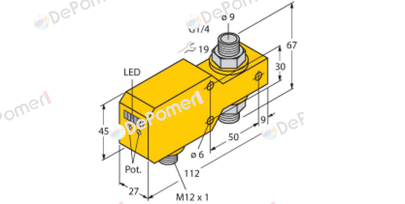 FCI-D10A4P-LIX-H1141 Turck