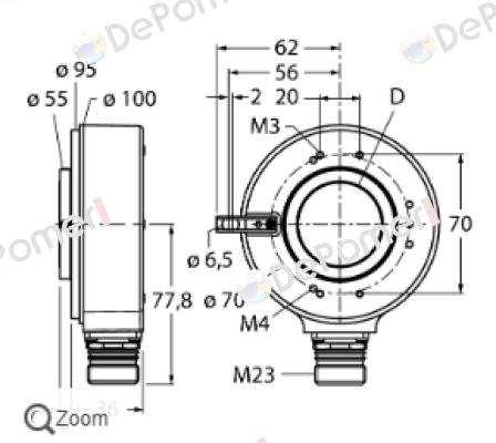 RI-42H25S4-2B2048-12M23 Turck
