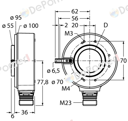 RI-42H30S4-2B2048-12M23 Turck