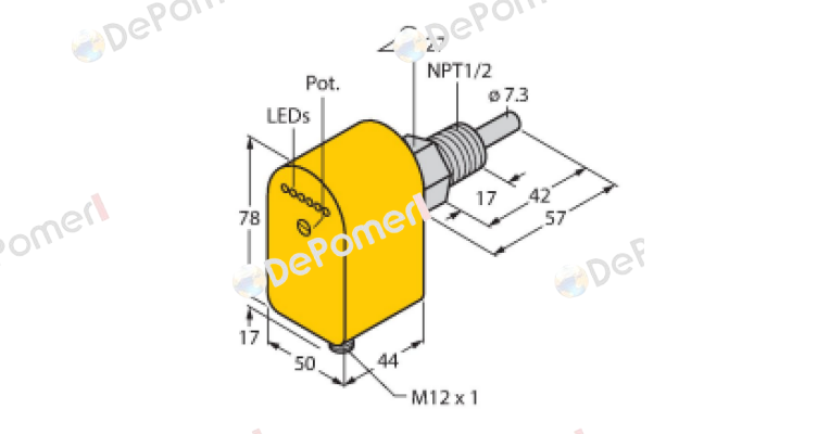 FCS-N1/2A4P-LIX-H1141/V300 Turck