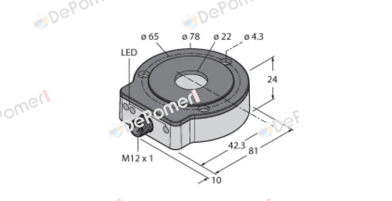RI360P0-EQR24M0-HESGX25X3-H1181 Turck