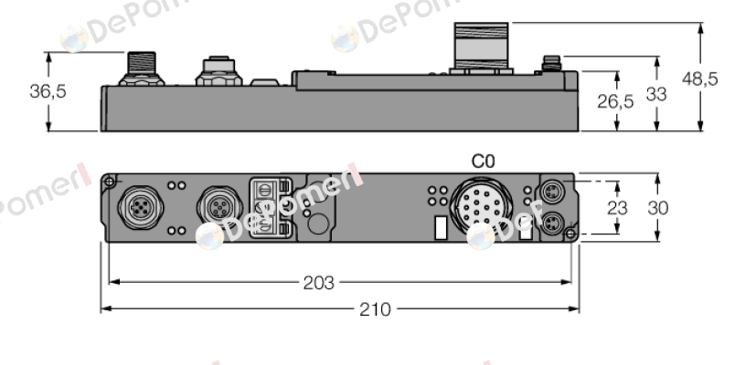 p/n: 6824444, Type: SDPB-10S-1005 Turck