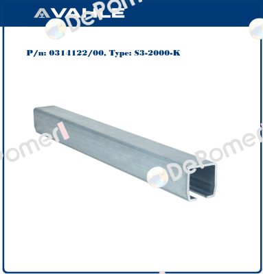 P/n: 0314122/00, Type: S3-2000-K Vahle