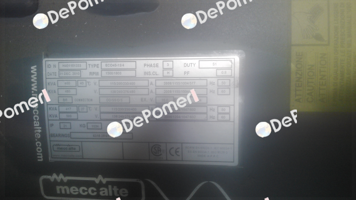 ECO401S4AMD114PD Mecc Alte