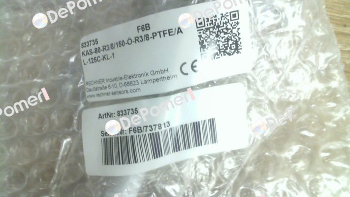 833735 / KAS-80-3/8"/150-Ö-KL-125°C - КL-1 Rechner