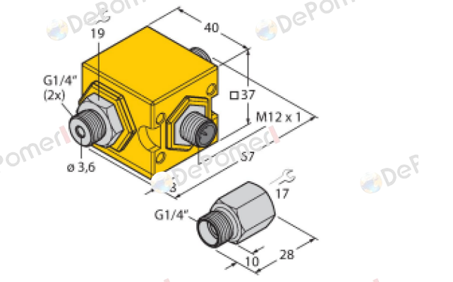FCIC-G1/4A4P-PL-H1141/2.0 Turck