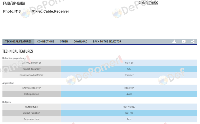 FAID/BP-0ADA Micro Detectors / Diell (now Datasensing)