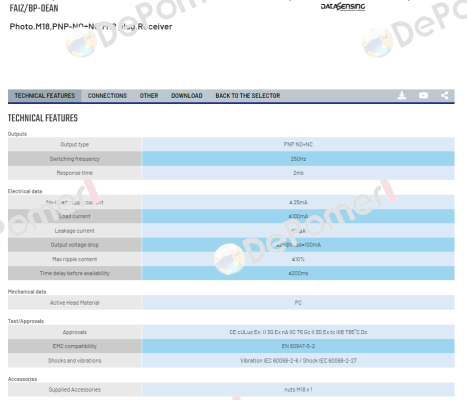 FAIZ/BP-0EAN Micro Detectors / Diell (now Datasensing)