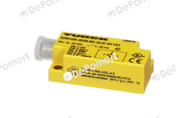 B2N10H-Q20L60-2LI2-H1151 Turck