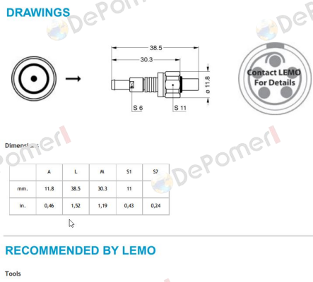 FVN.03.250.SLAC31 Lemo