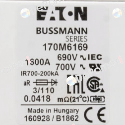 170M6169 BUSSMANN / EATON