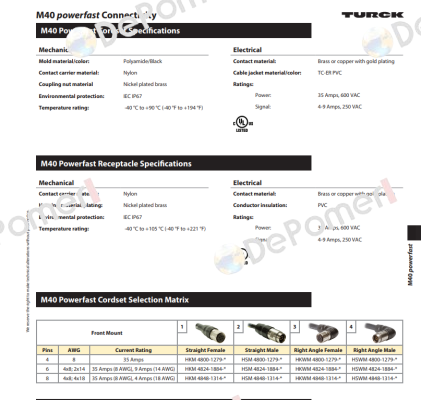 HSM-HKM4824-1884-5M Turck