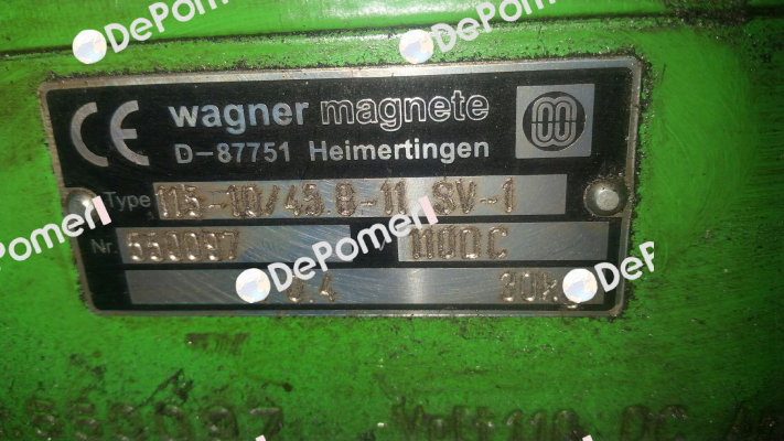 115-10/45.8-11 SV-1:110 Wagner Magnete