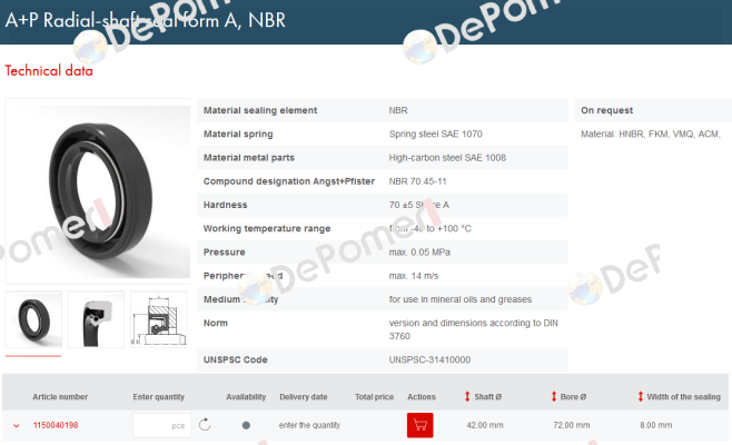 NBR 70.45-11 Angst-Pfister