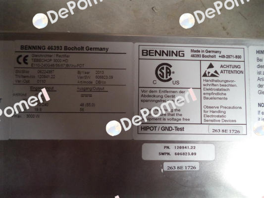E110-230G48/56(67)  Benning