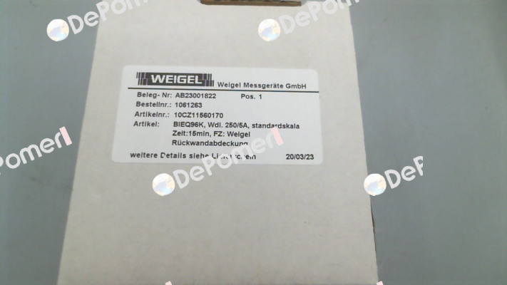 BiEQ 96K Weigel