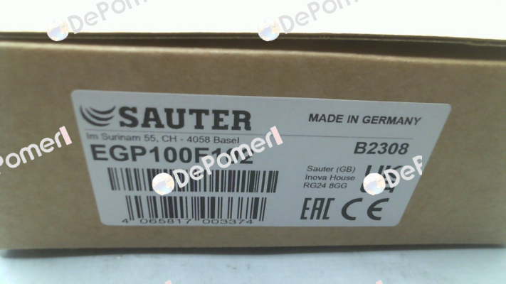 EGP100F102 Sauter