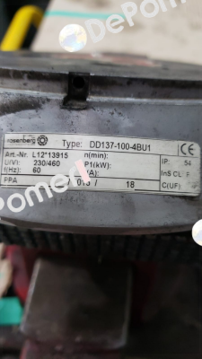 Type: DD137-100-4BU1 Art-Nr. L12*13915 Rosenberg