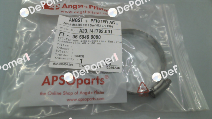 0650469080 Angst-Pfister