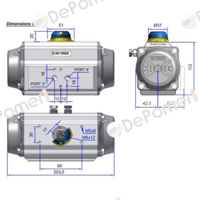 B10- AT201UDAF05+F0717 DS-000 (UK part N. - AT201UDA ) Air Torque