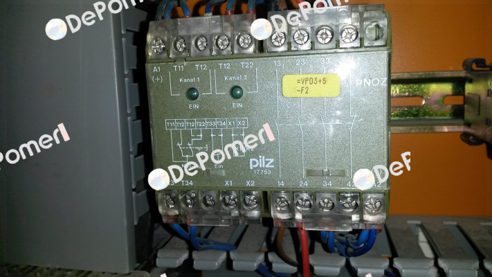 PNOZ  17753 - obsolete replaced by 750104 or 751104  Pilz