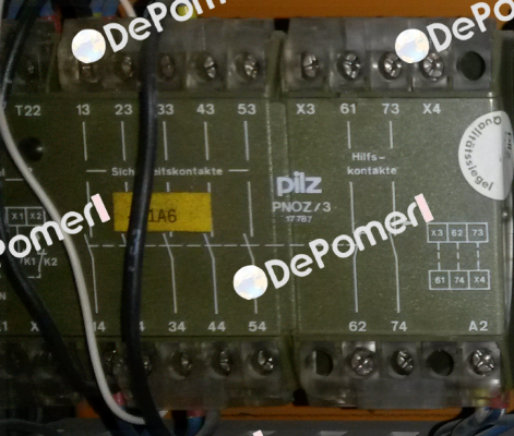 PNOZ/3  17787 - obsolete replaced by  750104+750107  Pilz