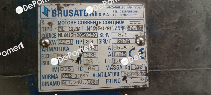 ML 112M N:21541/01 Brusatori