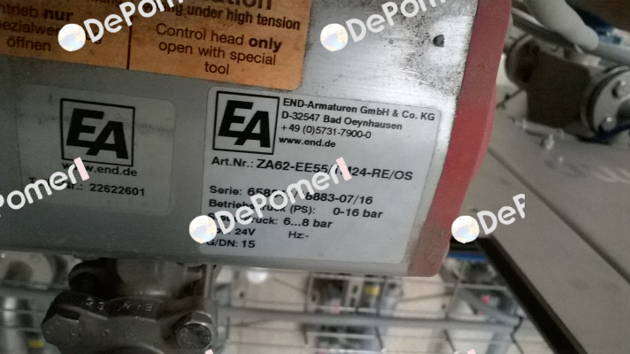 ZA62-EE55/TM24-RE/OS End Armaturen