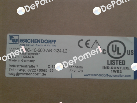 Coupling 10mmx40mm for encoder WDGI 58C-10-600-AB-G24-L2  Wachendorff
