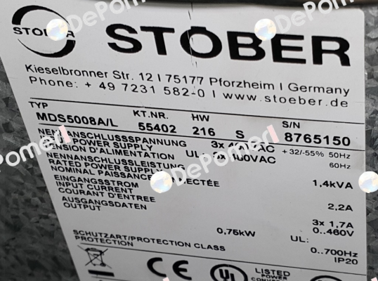 MDS5008A Stober
