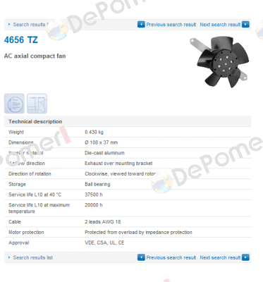 4656TZ EBM Papst
