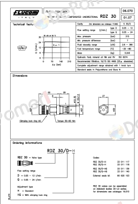 RDZ30 D-HG Flucom