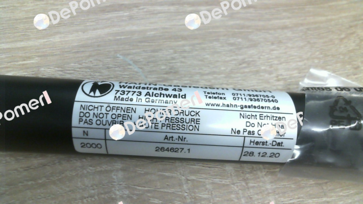 G14-28ST-22504 Hahn Gasfedern