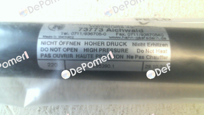 G08-19ST-22439 Hahn Gasfedern