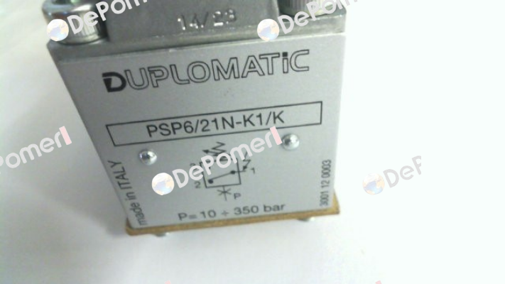 DLD 72000300523 / PSP - 6 / 21 N - K1 / K Duplomatic