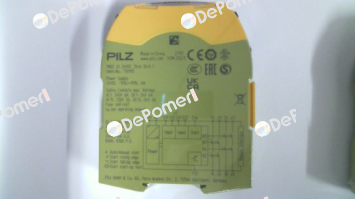 750105 / PNOZ s5 24VDC 2 n/o 2 n/o t Pilz